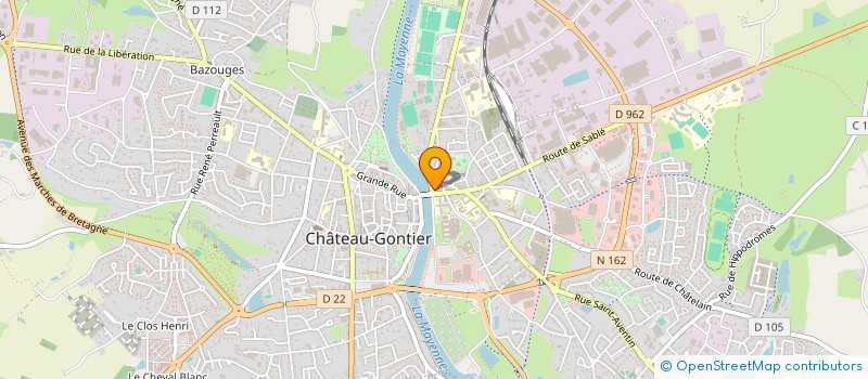localisation de l'entreprise MONSIEUR MICHAEL VERDIERE à CHATEAU-GONTIER-SUR-MAYENNE
