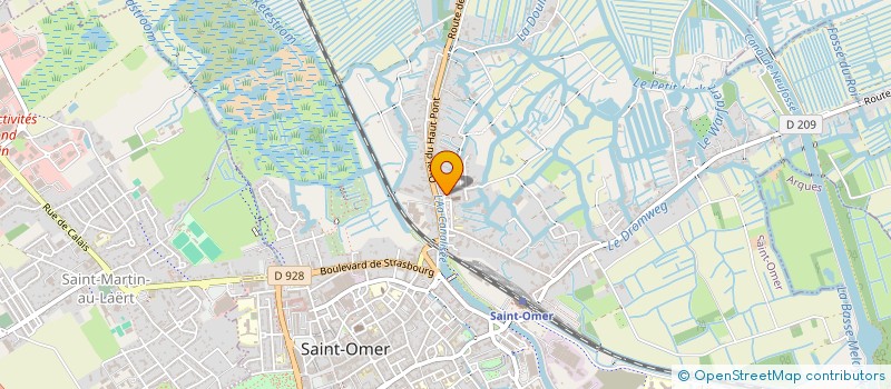 localisation de l'entreprise MONSIEUR MICHAEL VERHAEGHE  SAINT-OMER