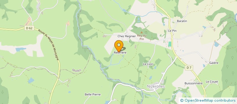 localisation de l'entreprise MONSIEUR MICHAEL VIAL  NIZEROLLES