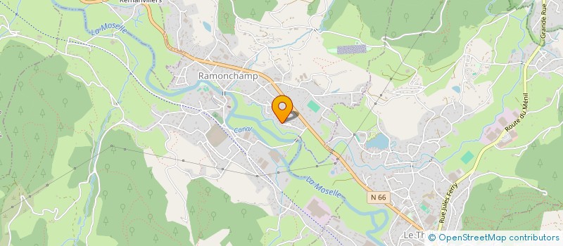 localisation de l'entreprise MONSIEUR MICHAEL VIARD  RAMONCHAMP