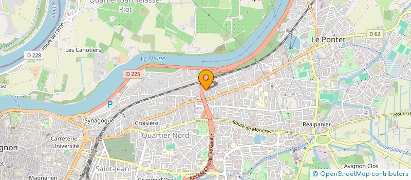 localisation de l'entreprise MONSIEUR MICHAEL VICEDO  LE PONTET