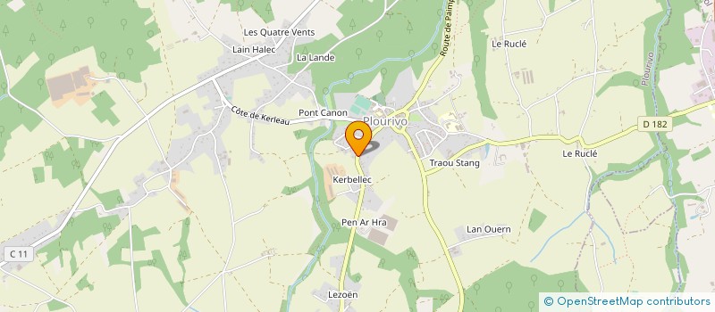 localisation de l'entreprise MONSIEUR MICHAEL VILLARS  PLOURIVO