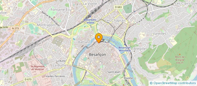 localisation de l'entreprise MONSIEUR MICHAEL VIRAMA-COUTAYE à BESANCON