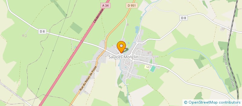 localisation de l'entreprise MONSIEUR MICHAEL WALGRAEVENS  SAULCES MONCLIN