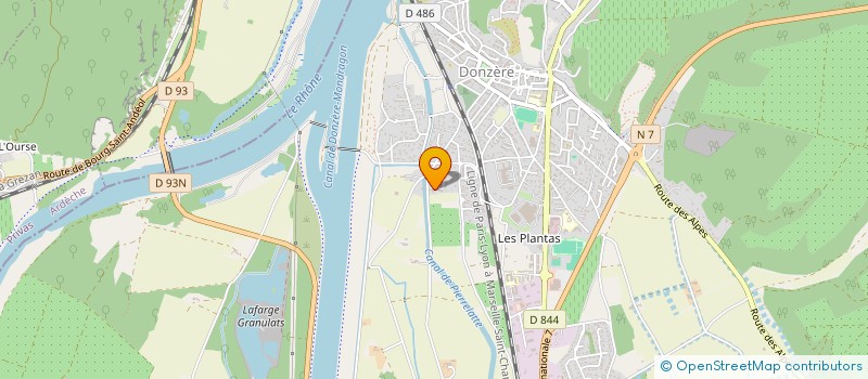 localisation de l'entreprise MONSIEUR MICHAEL WEISS  DONZERE