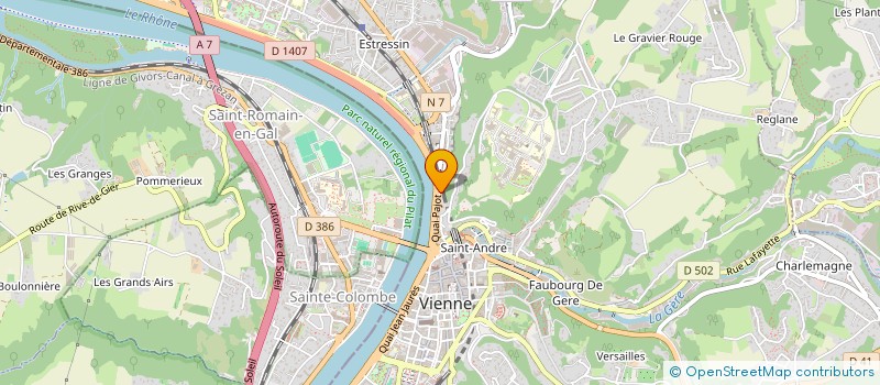 localisation de l'entreprise MONSIEUR MICHAEL WELBY  VIENNE