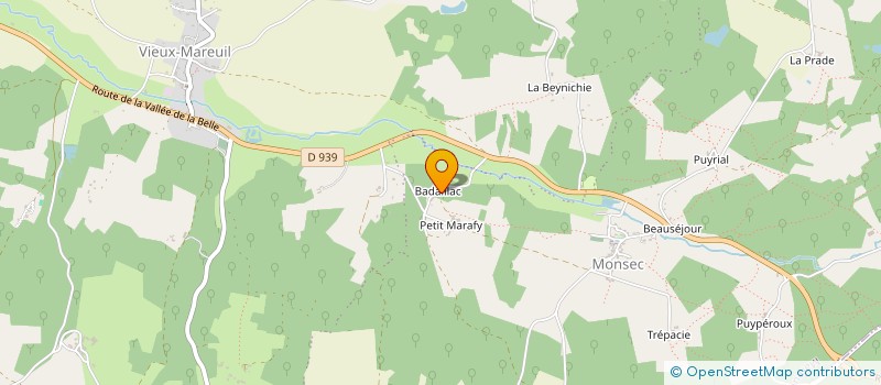 localisation de l'entreprise MONSIEUR MICHAEL WIEDEMANN  MAREUIL EN PERIGORD