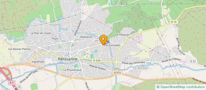 localisation de l'entreprise MONSIEUR MICHAEL WOODWARD  PELISSANNE