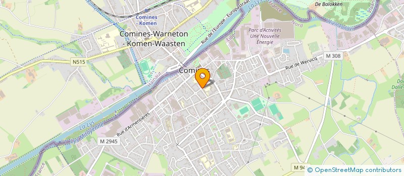 localisation de l'entreprise MONSIEUR MICHAEL XAVIER  COMINES