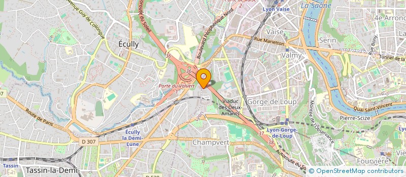 localisation de l'entreprise MONSIEUR MICHAEL YVERNAT  LYON