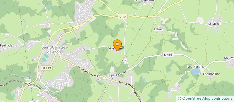 localisation de l'entreprise MONSIEUR MICHAEL ZAMBONETTI  SAINT-GEORGES-DE-MONS