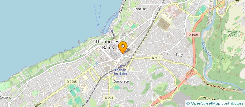 localisation de l'entreprise MONSIEUR MICHAEL ZANON à THONON-LES-BAINS