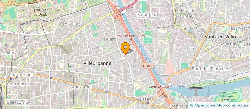 localisation de l'entreprise MONSIEUR MICHAEL ZAOUI  VILLEURBANNE