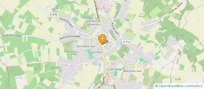 localisation de l'entreprise MONSIEUR MICHAL BOHDAN  FRONTON