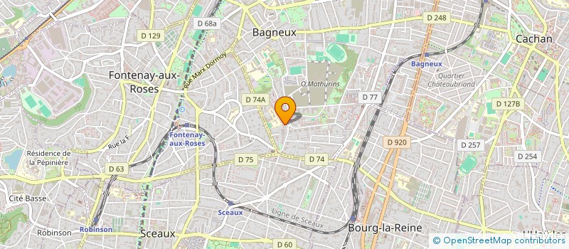 localisation de l'entreprise MONSIEUR MICHAL DAGIELSKI à BAGNEUX