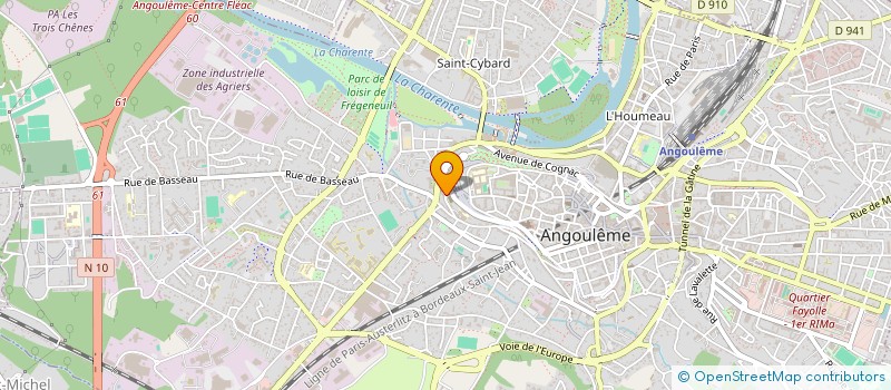 localisation de l'entreprise MONSIEUR MICHAL DAVID à ANGOULEME