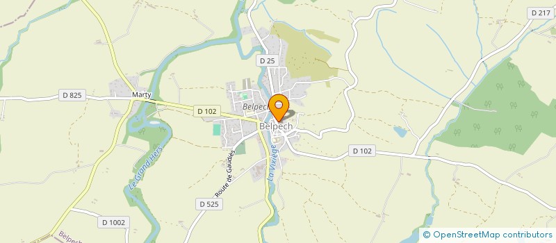 localisation de l'entreprise MONSIEUR MICHAL MADEJ  BELPECH