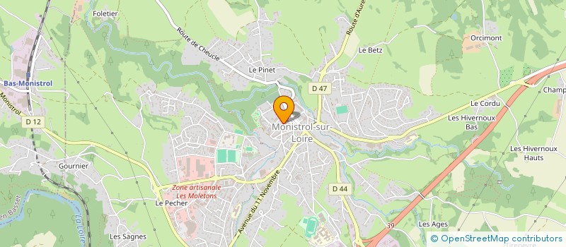 localisation de l'entreprise MONSIEUR MICHAL MICHALCAK  MONISTROL-SUR-LOIRE