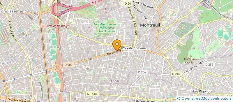 localisation de l'entreprise MONSIEUR MICHAL MOSSAKOWSKI à MONTREUIL