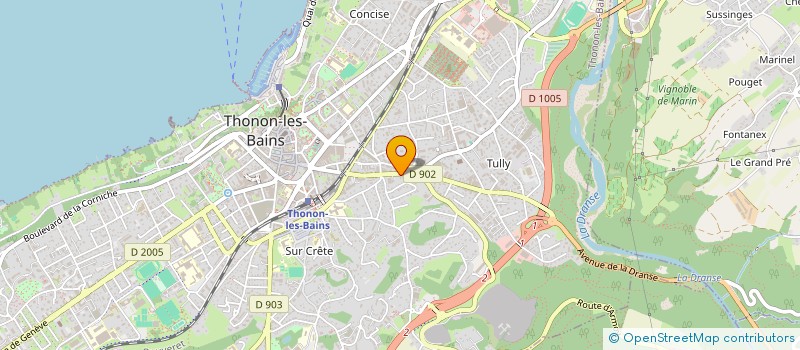 localisation de l'entreprise MONSIEUR MICHAL PAPIEZ à THONON-LES-BAINS