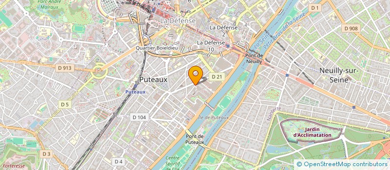 localisation de l'entreprise MONSIEUR MICHAL PETELICKI  PUTEAUX