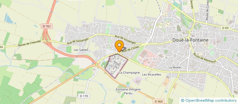 localisation de l'entreprise MONSIEUR MICHAL ROCHE à DOUE-EN-ANJOU
