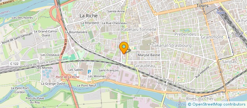 localisation de l'entreprise MONSIEUR MICHARD CHEKEM  TOURS