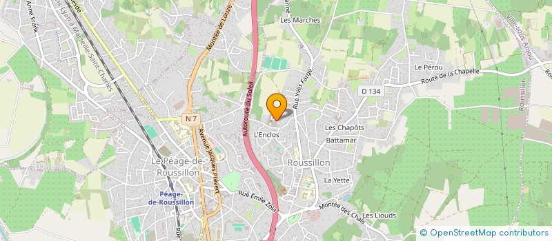 localisation de l'entreprise MONSIEUR MICHEE BOURGEOIS BIDDI  ROUSSILLON