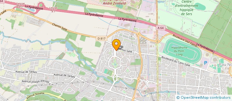 localisation de l'entreprise MONSIEUR MICHEL ABADIE à LONS