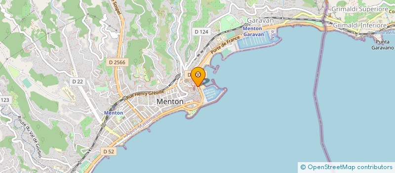 localisation de l'entreprise MONSIEUR MICHEL ABBATANGELO à MENTON