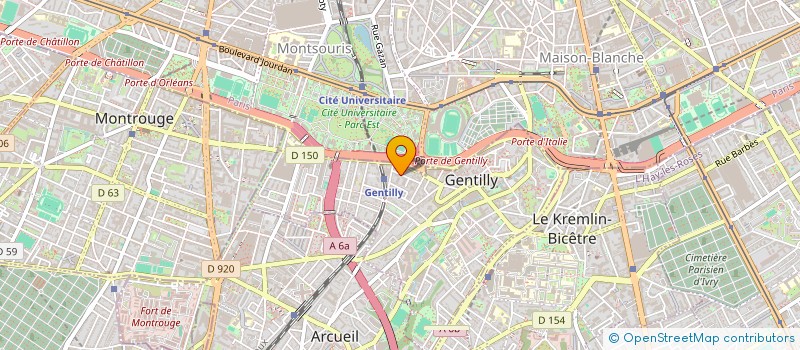localisation de l'entreprise MONSIEUR MICHEL ABISROR à GENTILLY