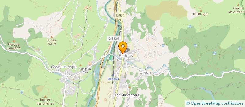 localisation de l'entreprise MONSIEUR MICHEL ABRIOUX  BEDOUS