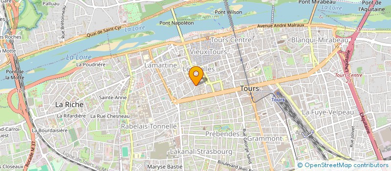 localisation de l'entreprise MONSIEUR MICHEL ACCART à TOURS