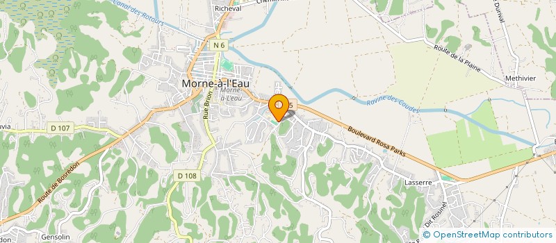 localisation de l'entreprise MONSIEUR MICHEL ACERBONI  MORNE-A-L'EAU