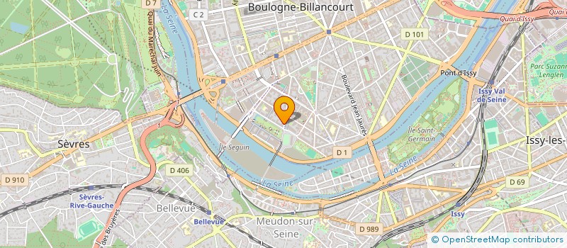 localisation de l'entreprise MONSIEUR MICHEL ACHKAR à BOULOGNE-BILLANCOURT