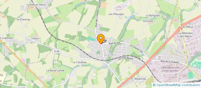 localisation de l'entreprise MONSIEUR MICHEL ADAM à QUEVERT