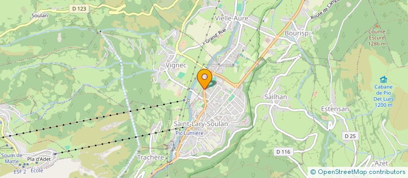 localisation de l'entreprise MONSIEUR MICHEL ADAM  SAINT-LARY-SOULAN