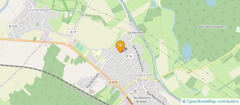 localisation de l'entreprise MONSIEUR MICHEL ADAMCZYK  LUSIGNY-SUR-BARSE