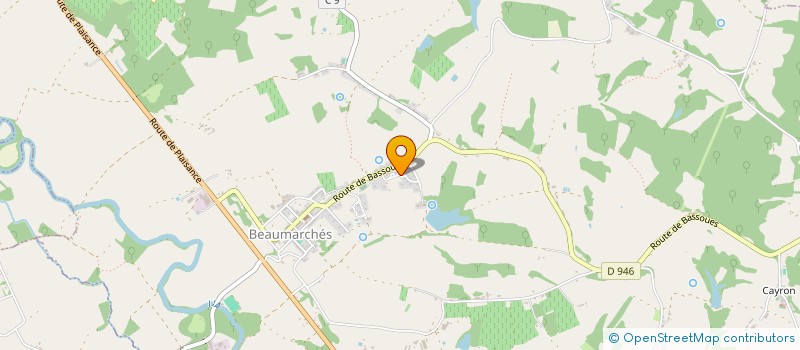 localisation de l'entreprise MONSIEUR MICHEL ADAMI  BEAUMARCHES