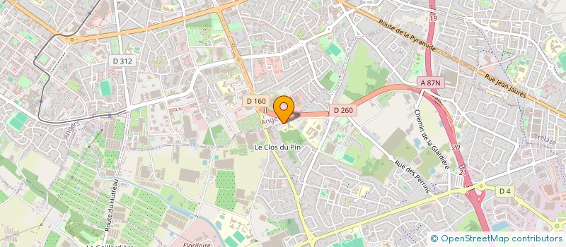 localisation de l'entreprise MONSIEUR MICHEL ADEL à ANGERS