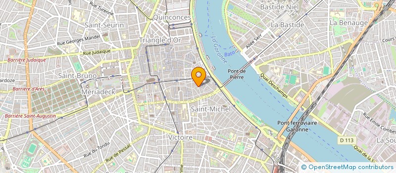 localisation de l'entreprise MONSIEUR MICHEL AFONSO  BORDEAUX