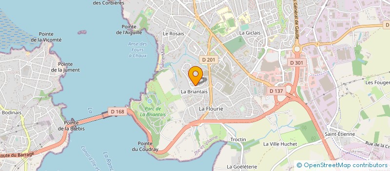 localisation de l'entreprise MONSIEUR MICHEL AGAESSE  SAINT-MALO