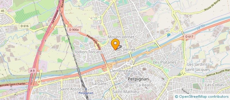 localisation de l'entreprise MONSIEUR MICHEL AGINOR  PERPIGNAN