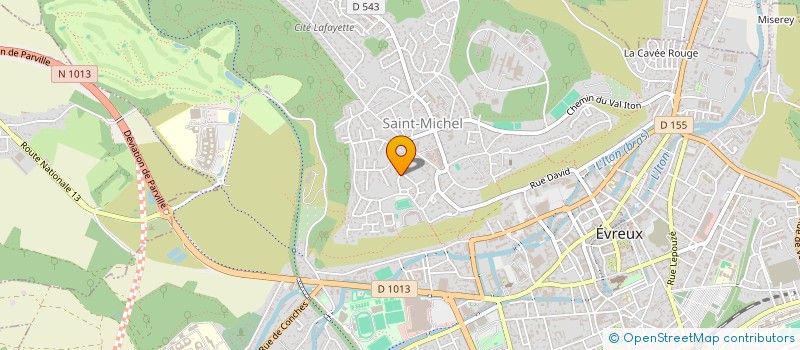 localisation de l'entreprise MONSIEUR MICHEL AGNES  EVREUX