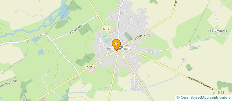 localisation de l'entreprise MONSIEUR MICHEL AGOGUE  HENRICHEMONT