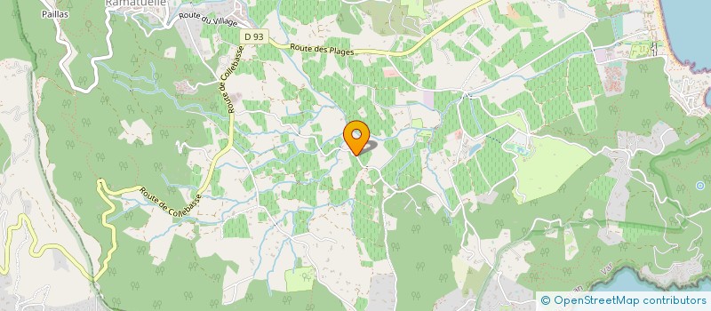 localisation de l'entreprise MONSIEUR MICHEL AGUADO  RAMATUELLE