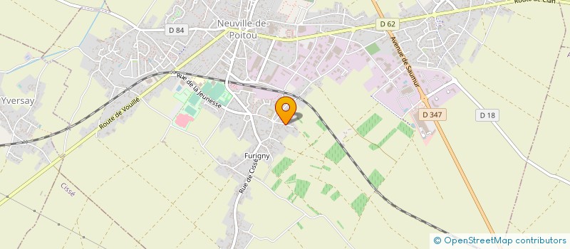 localisation de l'entreprise MONSIEUR MICHEL AGUILLON  NEUVILLE-DE-POITOU