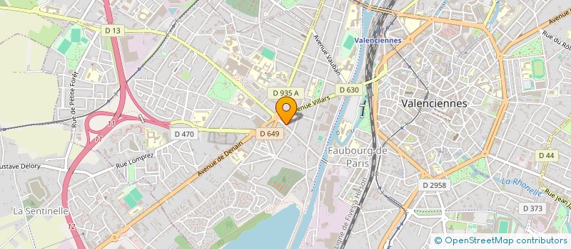 localisation de l'entreprise MONSIEUR MICHEL AGYEI KWARTENG à VALENCIENNES