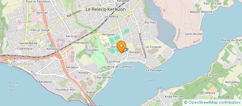 localisation de l'entreprise MONSIEUR MICHEL AIDONIDIS à LE RELECQ-KERHUON
