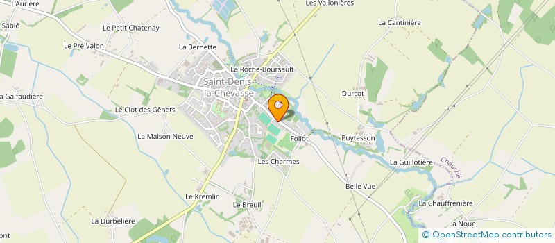 localisation de l'entreprise MONSIEUR MICHEL AIGRON à SAINT-DENIS-LA-CHEVASSE